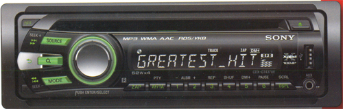 ��������� Sony CDX-GT437UE